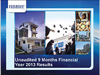 Q3 Financial Year 2013 Results