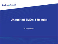 Q2 Financial Year 2018 Results