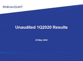Q1 Financial Year 2020 Results