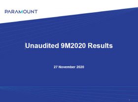 Q3 Financial Year 2020 Results