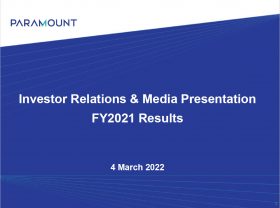 Financial Year 2021 Results