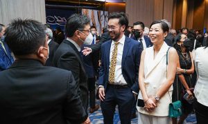 Benjamin Teo and Chee Siew Pin at The Edge Centurion Club Awards 2022