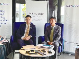 Benjamin Teo and Jeffrey Chew at media briefing