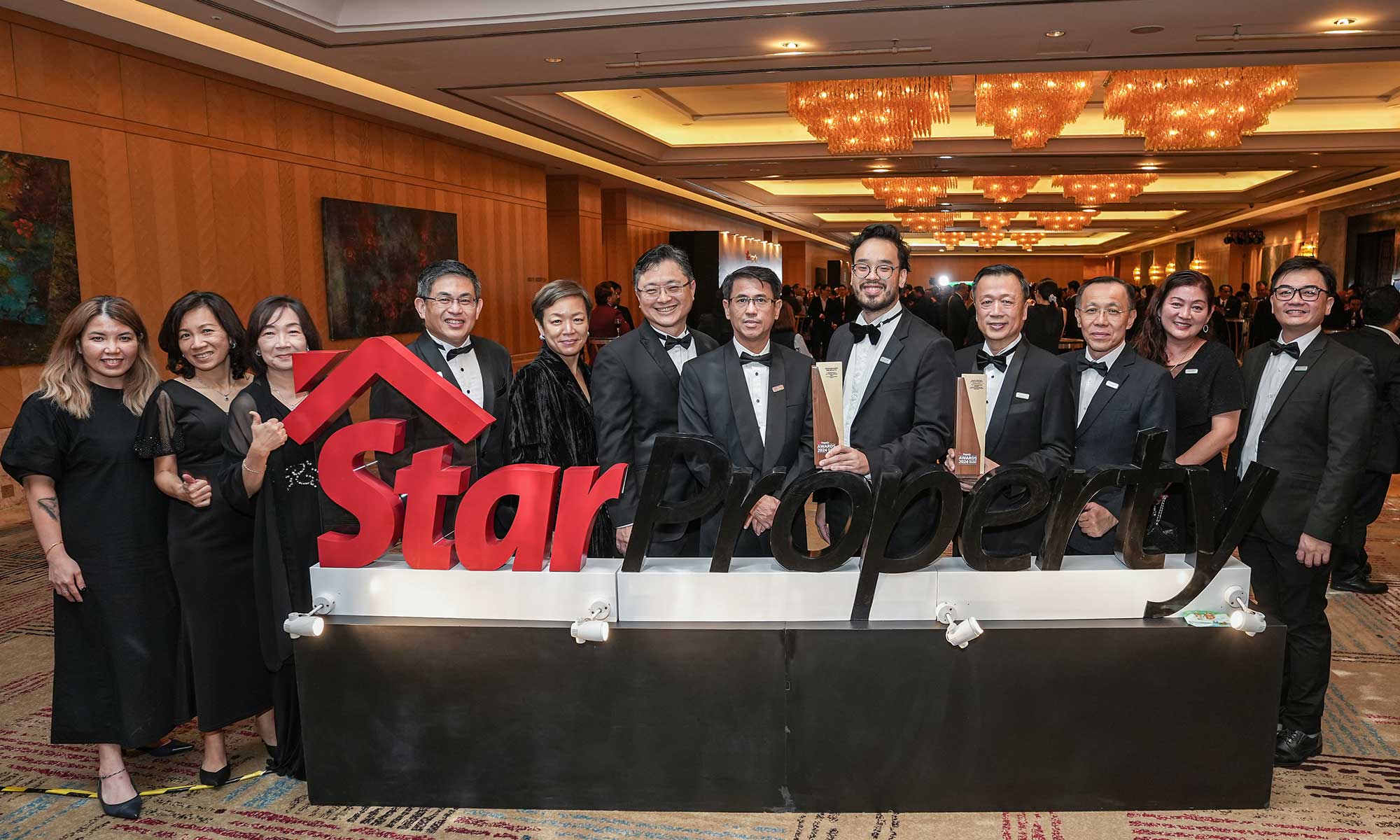 Paramount team at the StarProperty awards