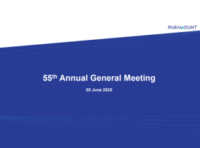 55th AGM Media Presentation