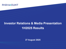 Investor Relations & Media Presentation – 1H2025 Results