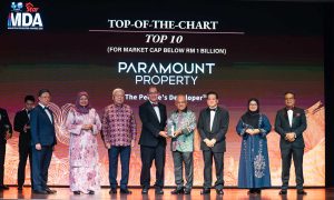 Beh Chun Chong Deputy Group CEO of Paramount at the Malaysia Developer awards 