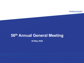56th AGM Media Presentation