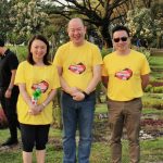 YB Hannah Yeoh together with Eugene Yeoh and Djohann of Sri KDU