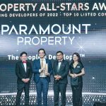 Deputy Local Government Development Minister Akmal Nasrullah Mohd Nasir, Star Media Group CEO Alex Yeow and Lydia Wang Chief Business Officer presenting the All-Stars Award to Benjamin Teo