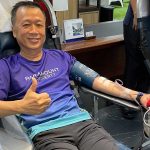 Paramount Property Northern Region CEO Ooi Hun Peng also took time off on Sunday to donate blood