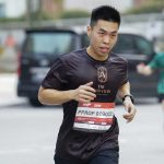 Paramount's team member Ivan running for Bursa Bull Charge