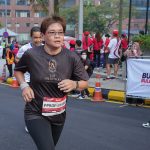 Paramount's team member Lim Ah Khim running for Bursa Bull Charge
