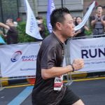 Paramount's team member Adrian Choo running for Bursa Bull Charge