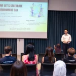 Benjamin Teo giving an opening speech