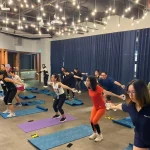 Paramount corporate team working out
