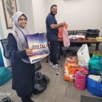 Paramount staff sorting out the clothes