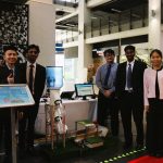 UOW students with their project